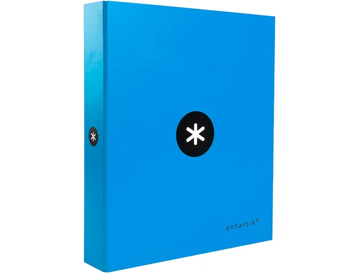 Antartik Carpeta 4 Anillas 40mm Mixtas A4 Forrada Color Azul Antartik Carpeta 4 Anillas 40mm Mixtas A4 Forrada Color Azul