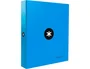 Antartik Carpeta 4 Anillas 40mm Mixtas A4 Forrada Color Azul
