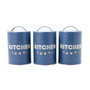 Quid Set de 3 Botes de Cocina Baltic Azul