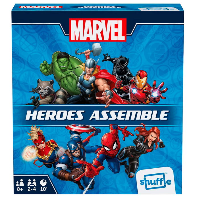 SHUFFLE Juego de Mesa Vengadores Avengers Marvel para 2-4 Jugadores +8 Años 25 Minutos