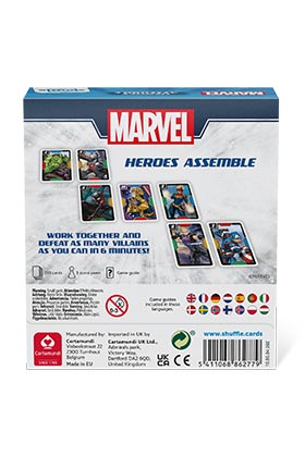 SHUFFLE Juego de mesa Vengadores Avengers Marvel