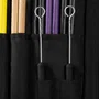 Zildjian Funda Baquetas Collection Gigging Negra - Compartimentos para Bateristas, Capacidad 10 Pares, Resistente al Agua