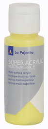 Pintura Acrilica La Pajarita 60 Ml (Bote) Amarillo Limon A-03 (Set de 6)