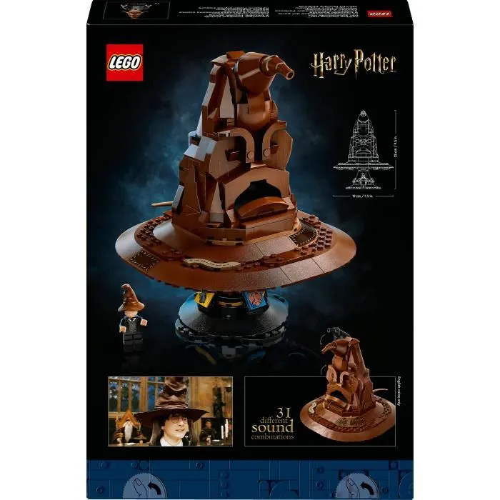 LEGO Harry Potter Sombrero Seleccionador Parlante 76429 Juego Construcción 561 Piezas