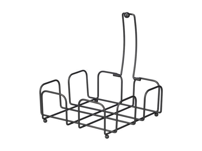 Kinvara Servilletero Acero Negro 19 cm x 7 cm x 19 cm (Set de 12)