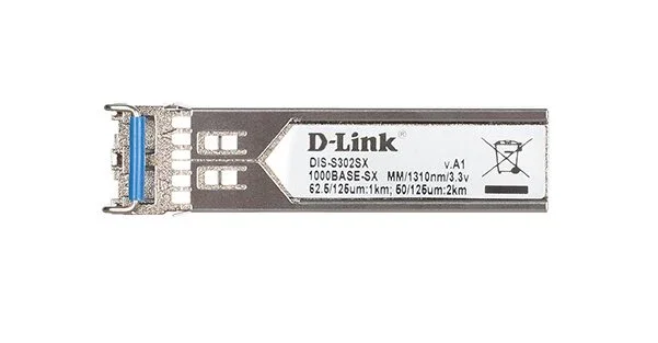 D - link DIS-S302SX Transceptor SFP 1000BASE-SX Multi-Mode LC Duplex Fibra Óptica 2 km