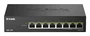 D-Link DMS-108P/E Switch 8 Puertos 2.5G Multi-Gigabit PoE++ Negro