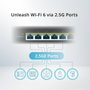 D-Link DMS-108P/E Switch 8 Puertos 2.5G Multi-Gigabit PoE++ Negro