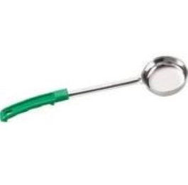 Tramontina Cuchara de Acero Inoxidable 26.5 cm 118 ml con Mango Verde - Orfebrería