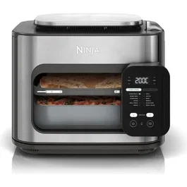 Ninja SFP700EU Multicocina combinada, horno y freidora sin aceite, 12 en 1 - Gris