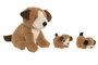 DKD Home Decor Set de 3 Peluches Marrón