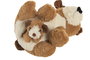 DKD Home Decor Peluche Kids Marron 33 x 30 x 25 cm Set de 3
