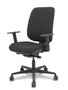 PIQUERAS Y CRESPO Silla de oficina Alares con mecanismo Sincro/Traslack Negro