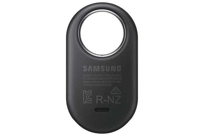 Samsung Galaxy SmartTag2 (2023) Localizador Bluetooth con IP67 Resistente Agua/Polvo, Batería 500 Días CR2032, NFC, Color Grafito - Modelo T5600