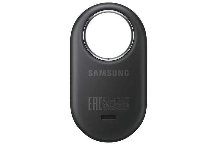 Samsung Galaxy SmartTag2 (2023) Localizador Bluetooth con IP67 Resistente Agua/Polvo, Batería 500 Días CR2032, NFC, Color Grafito - Modelo T5600