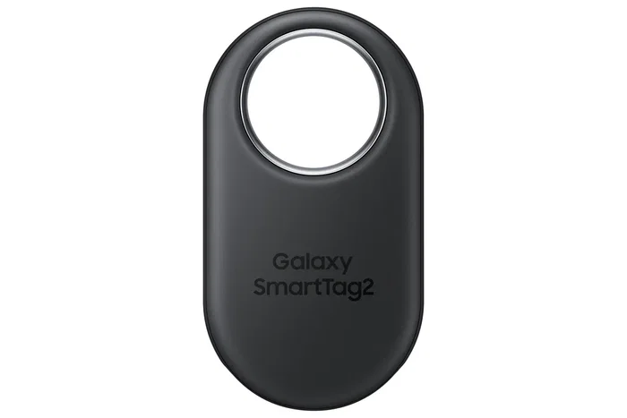 Samsung Galaxy SmartTag2 (2023) Localizador Bluetooth con IP67 Resistente Agua/Polvo, Batería 500 Días CR2032, NFC, Color Grafito - Modelo T5600