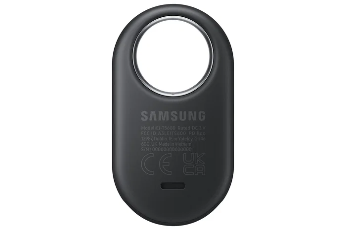Samsung Galaxy SmartTag2 (2023) Localizador Bluetooth con IP67 Resistente Agua/Polvo, Batería 500 Días CR2032, NFC, Color Grafito - Modelo T5600