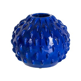 Jarrón Azul Cerámica Decoración 27 X 27 X 26 cm