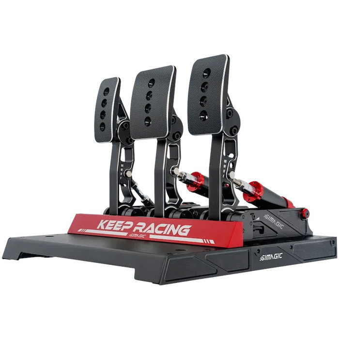 Simagic P1000 Sistema de tres pedales con sensor de carga de 100 kg y Hall S303 Simagic P1000 Sistema de tres pedales con sensor de carga de 100 kg y Hall S303