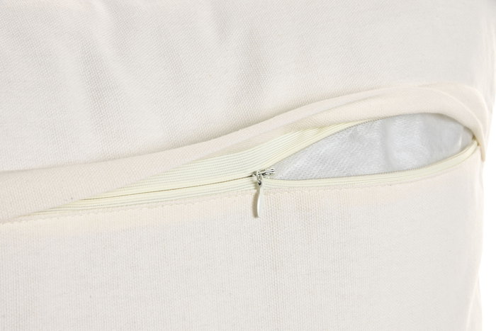 DKD Home Decor Cojin Boho Crudo Macrame Hecho a Mano Algodon 45 x 45 cm (2 Unidades)