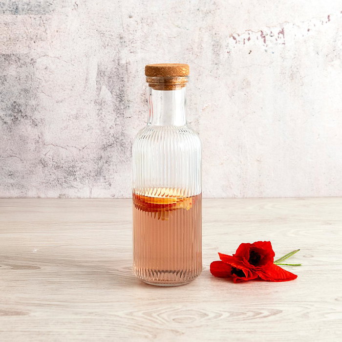 Quid Botella Mesa Vidrio Maison con Tapón, 1 L (12 Unidades) Quid Botella Mesa Vidrio Maison con Tapón, 1 L (12 Unidades)