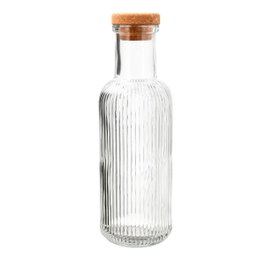Quid Botella Mesa Vidrio Maison con Tapón, 1 L (12 Unidades)