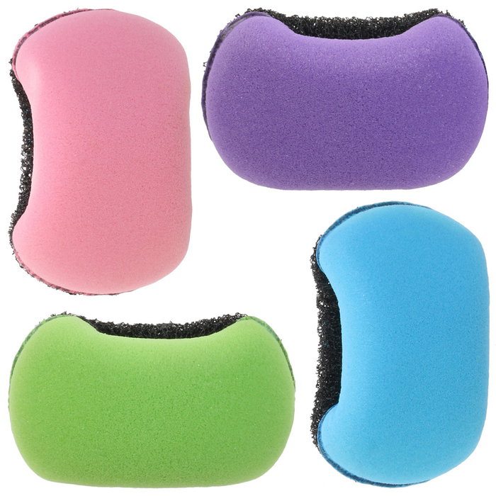 Estropajo Inox Ultra-Absorbent No Raya Lila Rosa Azul Verde 13,2x7,5 cm