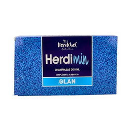 HERDIBEL Glan 30Amp. Suplemento Mineral para Glándulas Endocrinas, Función Tiroidea y Testosterona