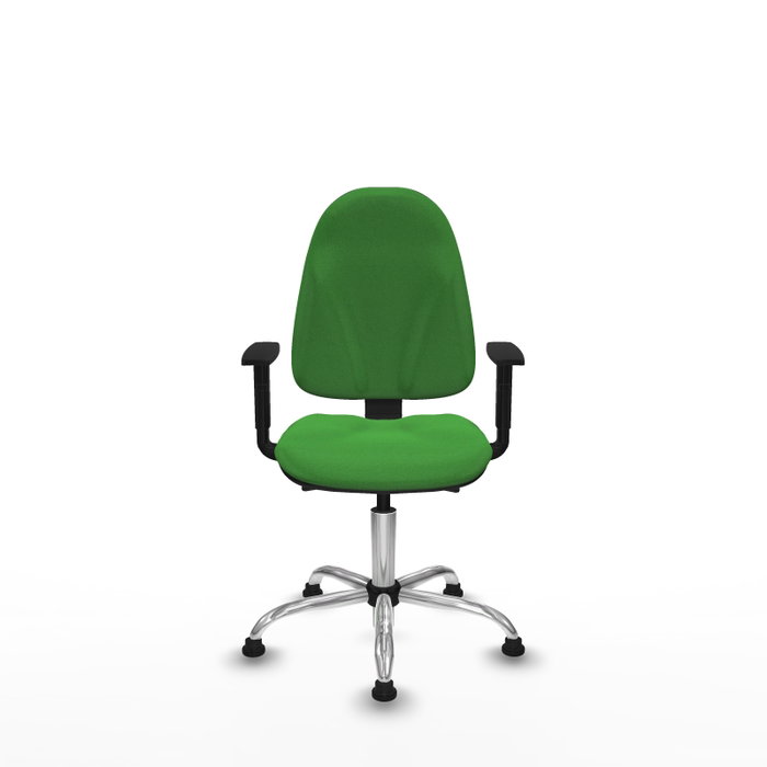 PIQUERAS Y CRESPO Silla de oficina Algarra Verde con mecanismo Asincro