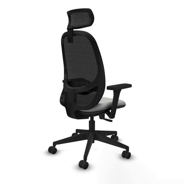 PIQUERAS Y CRESPO Silla de oficina Cilanco con mecanismo Sincro Gris claro y Negro PIQUERAS Y CRESPO Silla de oficina Cilanco con mecanismo Sincro Gris claro y Negro
