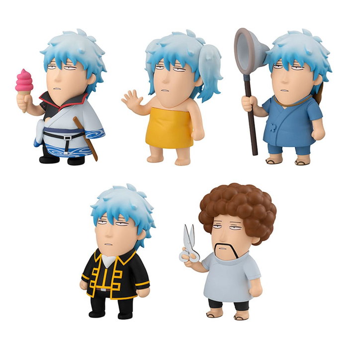 Megahouse Gintama Pack de 6 Figuras We Love Ginsan 10 cm Cajas Sorpresa