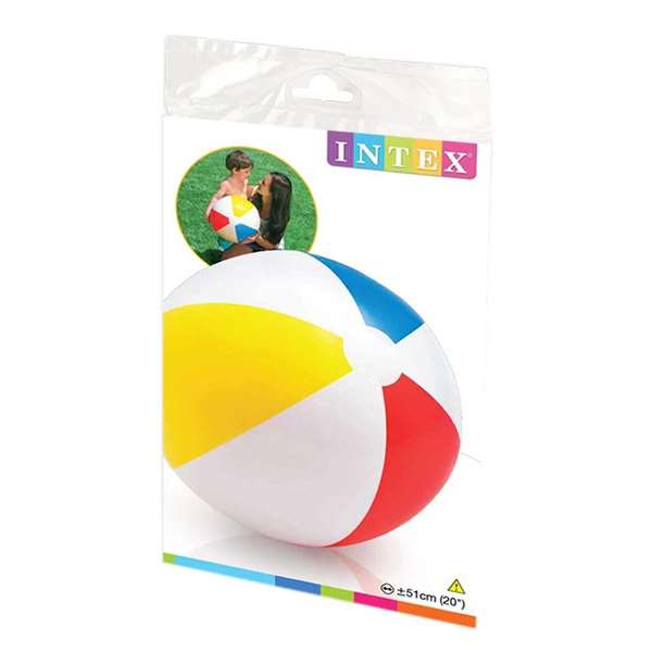 Intex Pelota Hinchable Paneles Diámetro 51 cm +3 Años Intex Pelota Hinchable Paneles Diámetro 51 cm +3 Años