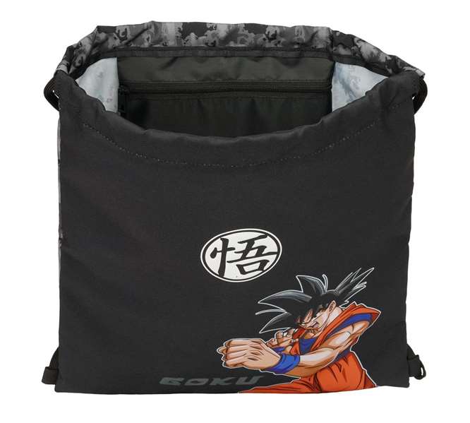Safta Saco Plano Dragon Ball 35x40x1cm para niños a partir de 36 meses