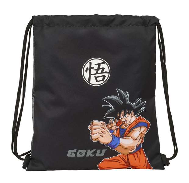 Safta Saco Plano Dragon Ball 35x40x1cm para niños a partir de 36 meses