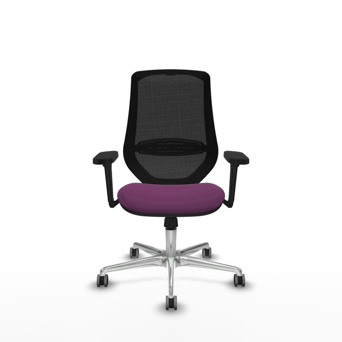 PIQUERAS Y CRESPO Silla de oficina Mardos con mecanismo Sincro, Morado y Negro PIQUERAS Y CRESPO Silla de oficina Mardos con mecanismo Sincro, Morado y Negro