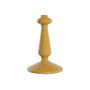 DKD Home Decor Candelabro de Aluminio Lacado SEJED (Pack de 2) - Mostaza y Terracota