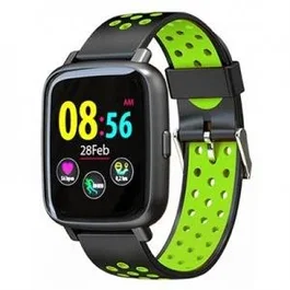 Billow XS35x Smartwatch Deporte 3,66 cm (1.44") IP67 con Monitor Cardíaco y Tensiometro - Negro/Verde