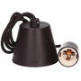 GSC Evolution Lámpara colgante silicona E27 1M Negro