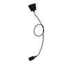 GSC Evolution Lámpara colgante silicona E27 1M Negro