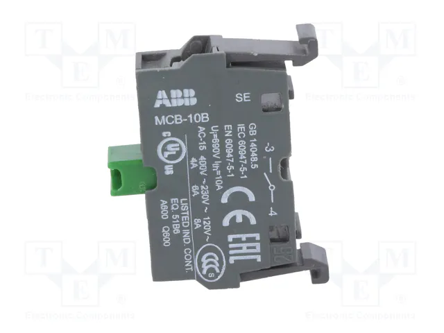 ABB Bloques de Contactos NA 22mm para Pared Trasera ABB Bloques de Contactos NA 22mm para Pared Trasera