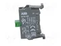 ABB Bloques de Contactos NA 22mm para Pared Trasera