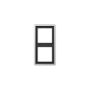 Jung AL 2982 Abdeckrahmen 2f 81x152 mm - Marco de cubierta para mecanismo eléctrico