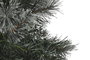 DKD Home Decor Árbol de Navidad Nevado 150 Leds Desmontable Verde 84 x 120 x 84 cm