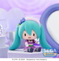 Character Vocal Series 01: Hatsune Miku Figura Fuwa Petit Chibi PVC Hatsune Miku x Love and Berry Dress Up and Dance! Sparkly Purple 8 cm