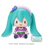 Character Vocal Series 01: Hatsune Miku Figura Fuwa Petit Chibi PVC Hatsune Miku x Love and Berry Dress Up and Dance! Sparkly Purple 8 cm