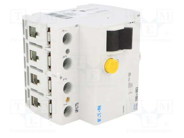 EATON ELECTRIC Interruptor Diferencial PFIM 100A 30mA 4 Polos