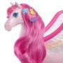 Mattel Caballo Pegaso de Barbie Un Toque de Magia con Luces y Sonidos, Perrito Mágico y Accesorios