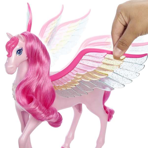 Mattel Caballo Pegaso de Barbie Un Toque de Magia con Luces y Sonidos, Perrito Mágico y Accesorios Mattel Caballo Pegaso de Barbie Un Toque de Magia con Luces y Sonidos, Perrito Mágico y Accesorios