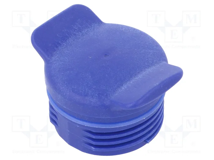 HARTING Tapa de protección azul para conector macho IP67, IP6K9K HARTING Tapa de protección azul para conector macho IP67, IP6K9K