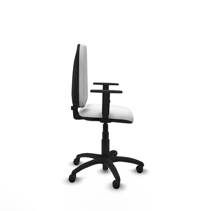 PIQUERAS Y CRESPO Silla de oficina Aýna Blanca con Brazos 1D